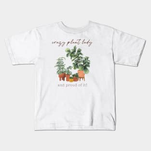 Proud Plant Lady Kids T-Shirt